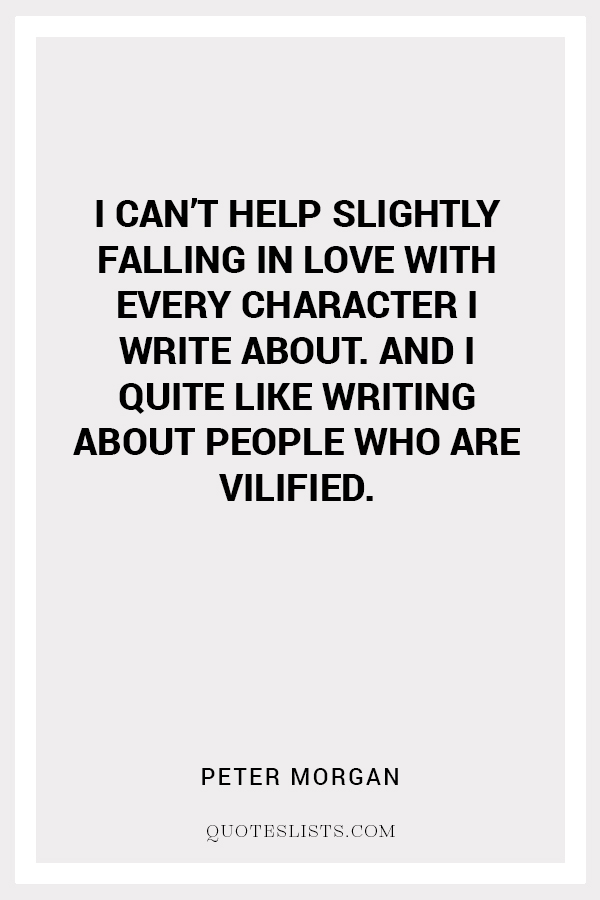 true love quote by Peter Morgan